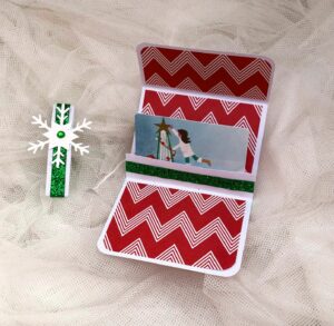 Open Gift Card Holder With Gift Card Inside